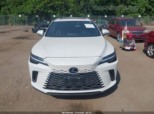 2T2BAMCAXRC054700 2024 LEXUS RX 350 Белый Вид щитка приборов