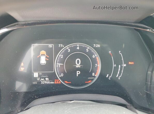 2T2BAMCAXRC069956 2024 LEXUS RX White Widok zestawu wskaźników