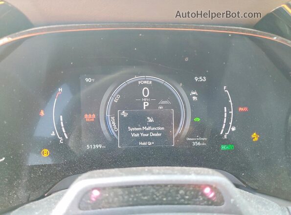 2T2BBMCA0RC030838 2024 LEXUS RX Gray Widok zestawu wskaźników
