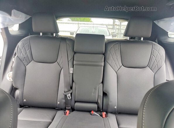 2T2BBMCA1SC079116 2025 LEXUS RX White Vista de los asientos traseros