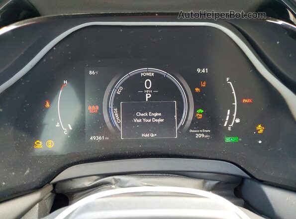 2T2BBMCA2PC017831 2023 LEXUS RX Black Instrument cluster view