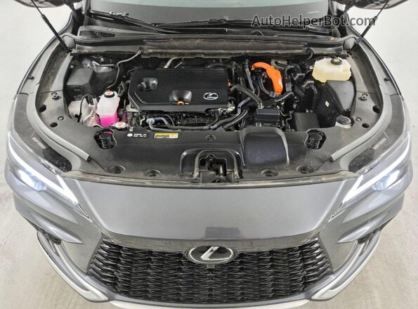 2T2BBMCA2SC101513 2025 LEXUS RX Silver Vista del compartimento del motor