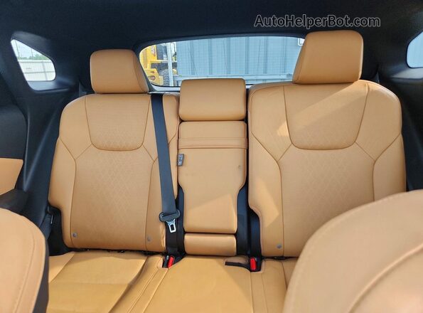 2T2BBMCA3PC010080 2023 LEXUS RX Gray Հետևի նստատեղերի տեսք