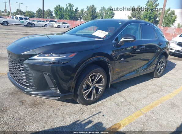 2T2BBMCA3RC033510 2024 LEXUS RX 350H Black Առջևի ձախ երեք քառորդ տեսարան