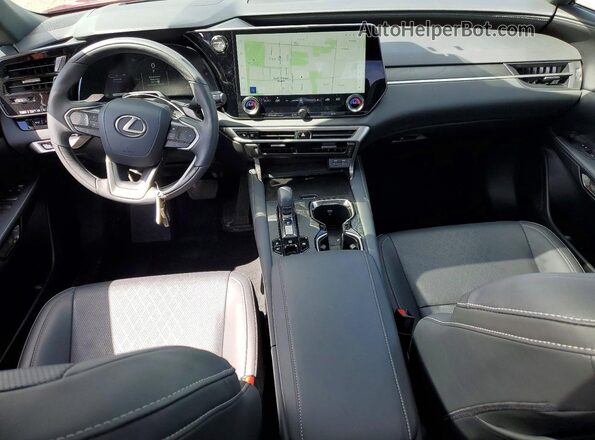 2T2BBMCA3SC076654 2025 LEXUS RX Red Вид панелі приладів
