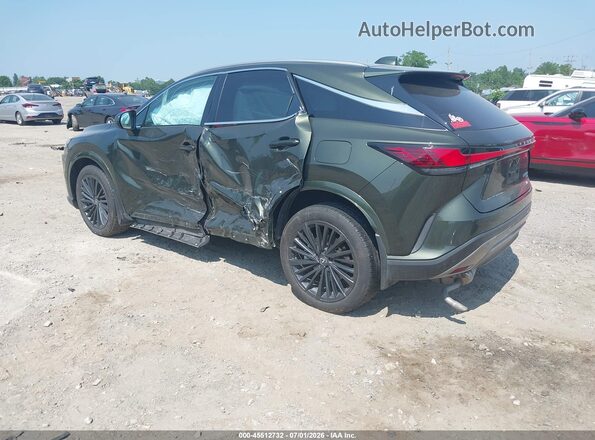 2T2BBMCA5SC076378 2025 LEXUS RX 350H Green Rear left