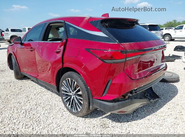 2T2BBMCA5SC087915 2025 LEXUS RX 350H Red Rear left