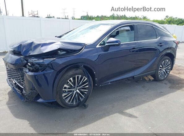 2T2BBMCA5TC112779 2026 LEXUS RX 350H Blue Առջևի ձախ երեք քառորդ տեսարան