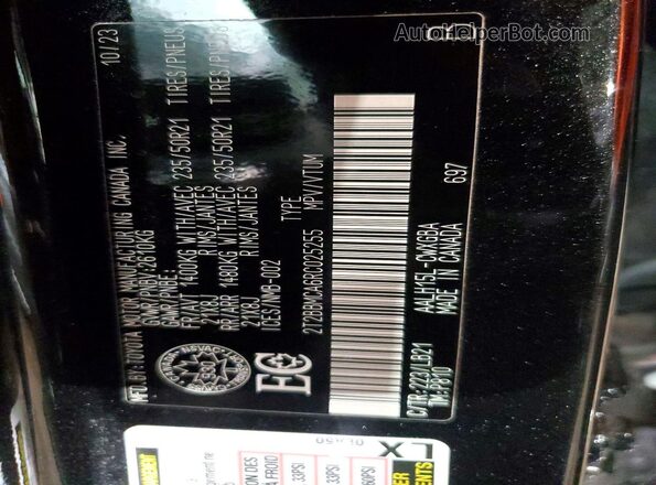 2T2BBMCA6RC025255 2024 LEXUS RX Black Engine compartment view