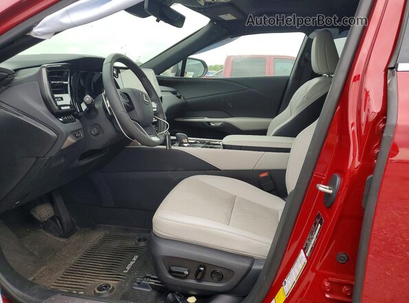 2T2BBMCA6SC083002 2025 LEXUS RX Red Widok wnętrza z przodu