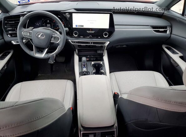 2T2BBMCA6SC083002 2025 LEXUS RX Red Widok deski rozdzielczej