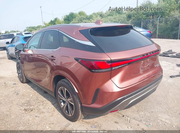 2T2BBMCA8SC083633 2025 LEXUS RX 350H Коричневый Задняя левая четверть