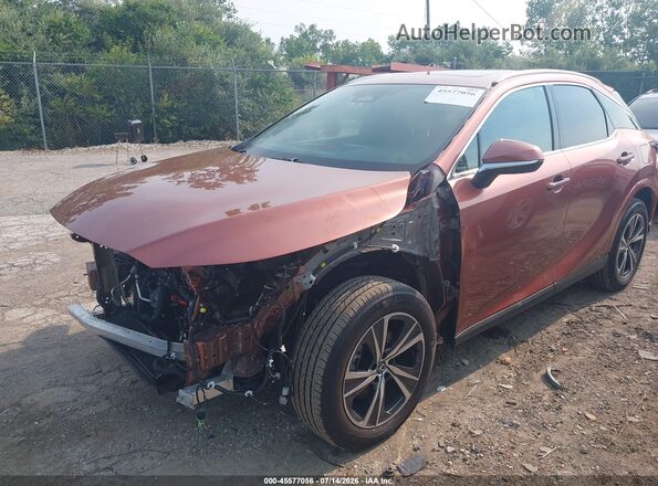 2T2BBMCA8SC083633 2025 LEXUS RX 350H Коричневый Передняя левая четверть