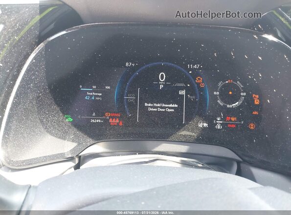 2T2BBMCA8SC087536 2025 LEXUS RX 350H Gray Widok tylnych siedzeń