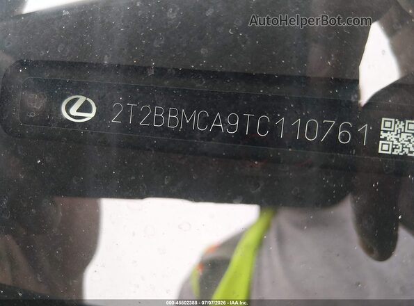 2T2BBMCA9TC110761 2026 LEXUS RX 350H Серый 