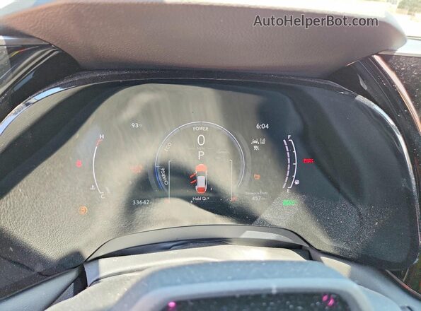 2T2BBMCAXRC036047 2024 LEXUS RX Black ხელსაწყოთა პანელის ხედი