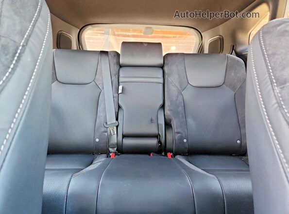 2T2BBMCAXRC036047 2024 LEXUS RX Black უკანა სავარძლების ხედი