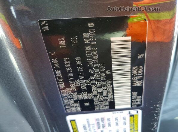 2T2BBMCAXRC064821 2024 LEXUS RX Gray VIN կոդի պիտակի տեսք
