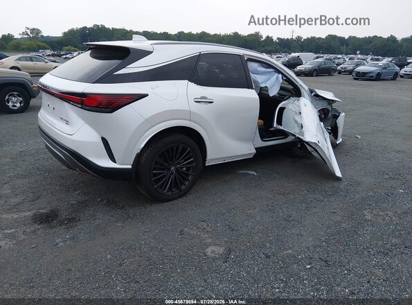 2T2BBMCAXSC076523 2025 LEXUS RX 350H White Задня права чверть