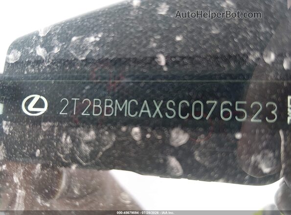2T2BBMCAXSC076523 2025 LEXUS RX 350H White Вид підкапотного простору