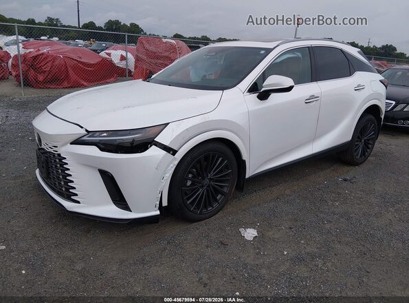2T2BBMCAXSC076523 2025 LEXUS RX 350H White Передня ліва чверть