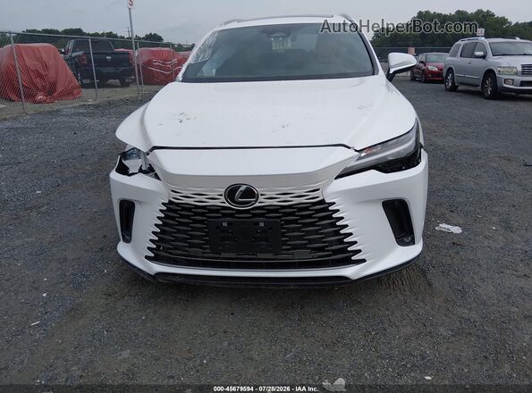 2T2BBMCAXSC076523 2025 LEXUS RX 350H White Вид щитка приладів