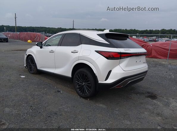 2T2BBMCAXSC076523 2025 LEXUS RX 350H White Задня ліва чверть