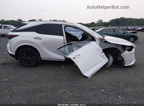 2T2BBMCAXSC076523 2025 LEXUS RX 350H White Вид задньої частини салону