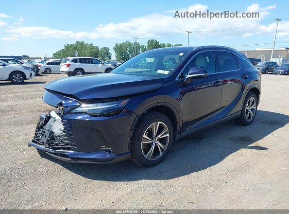 2T2BBMCAXTC123874 2026 LEXUS RX 350H Dark Blue Front left