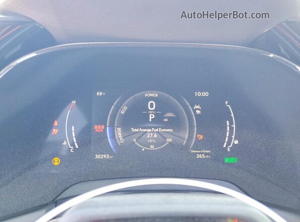 2T2BCMEA0RC010857 2024 LEXUS RX Pink Instrument cluster view