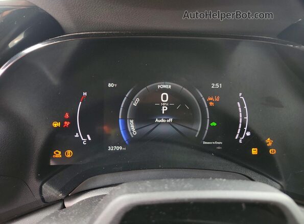 2T2BCMEA2PC010548 2023 LEXUS RX Серебряный Вид щитка приборов