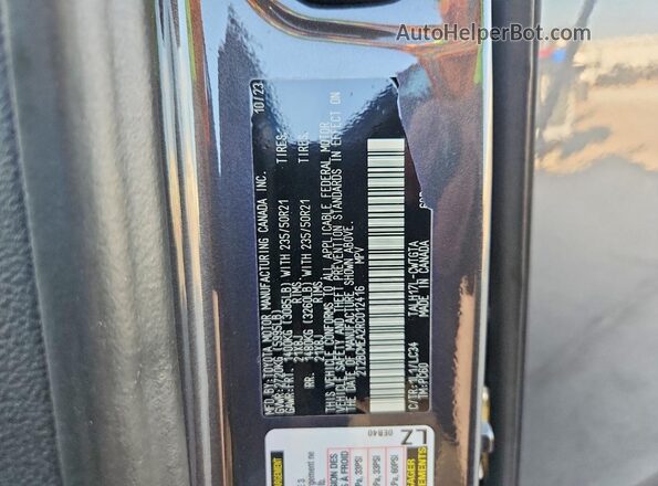 2T2BCMEA2RC012416 2024 LEXUS RX Charcoal Vista interior de 360 grados