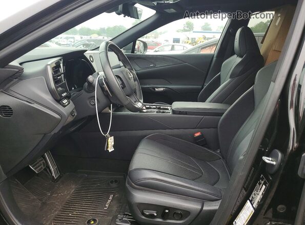 2T2BCMEA4PC008381 2023 LEXUS RX Black Widok wnętrza z przodu