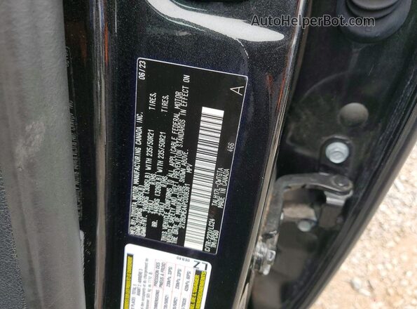 2T2BCMEA4PC008381 2023 LEXUS RX Black Widok naklejki z numerem VIN
