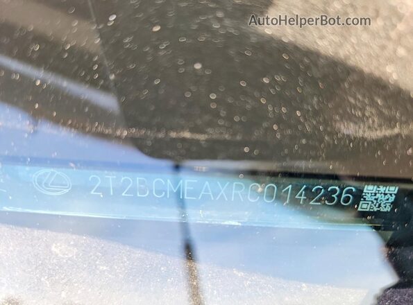 2T2BCMEAXRC014236 2024 LEXUS RX Black VIN կոդի պիտակի տեսք
