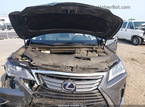 2T2BGMCA0HC012730 2017 LEXUS RX 450H Silver Հետևի տեսք