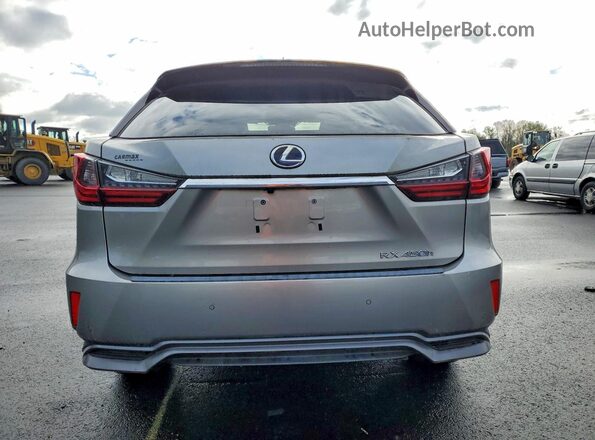 2T2BGMCA1HC010243 2017 LEXUS RX Серебряный Вид сзади