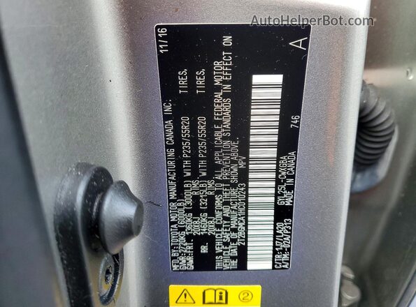 2T2BGMCA1HC010243 2017 LEXUS RX Серебряный Вид подкапотного пространства