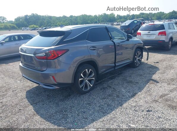 2T2BGMCA1JC027601 2018 LEXUS RX 450H Gray უკანა მარჯვენა