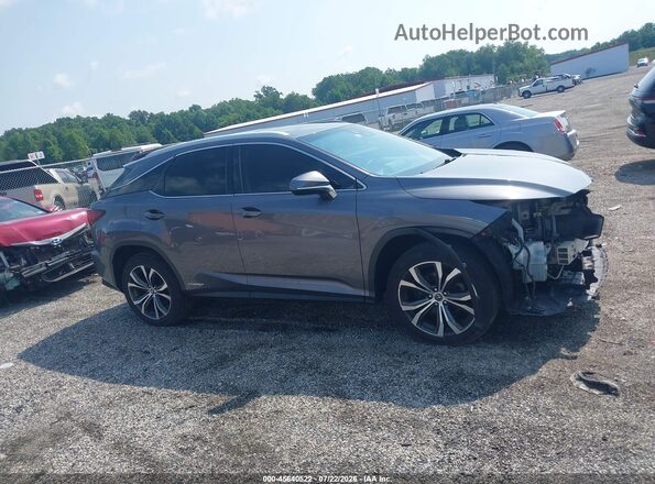 2T2BGMCA1JC027601 2018 LEXUS RX 450H Gray უკანა სალონის ხედი