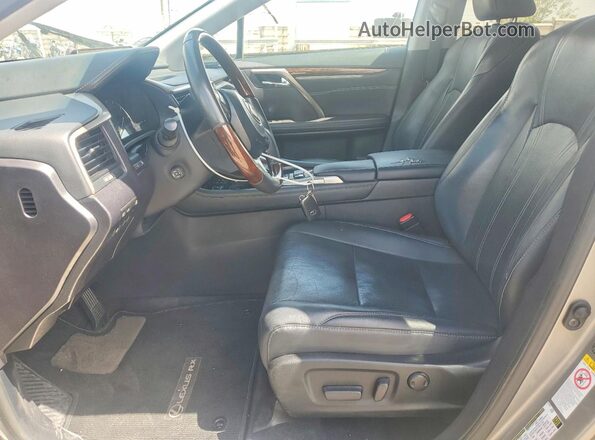 2T2BGMCA2HC019761 2017 LEXUS RX Gray Front interior view