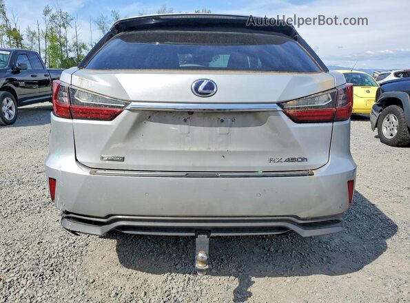 2T2BGMCA3GC001722 2016 LEXUS RX Silver Հետևի տեսք