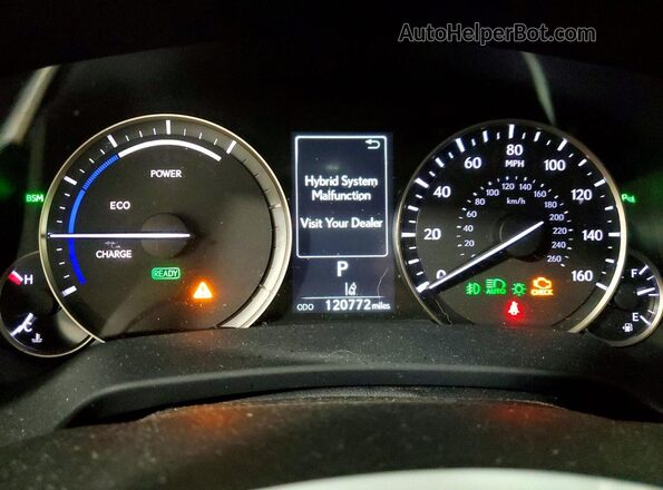 2T2BGMCA3JC024926 2018 LEXUS RX Black Widok zestawu wskaźników