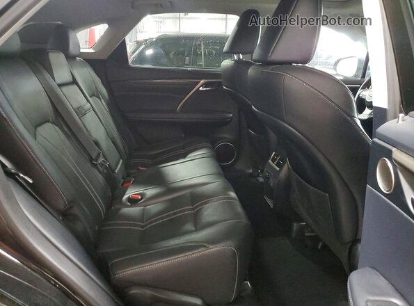 2T2BGMCA3JC024926 2018 LEXUS RX Black Widok tylnych siedzeń