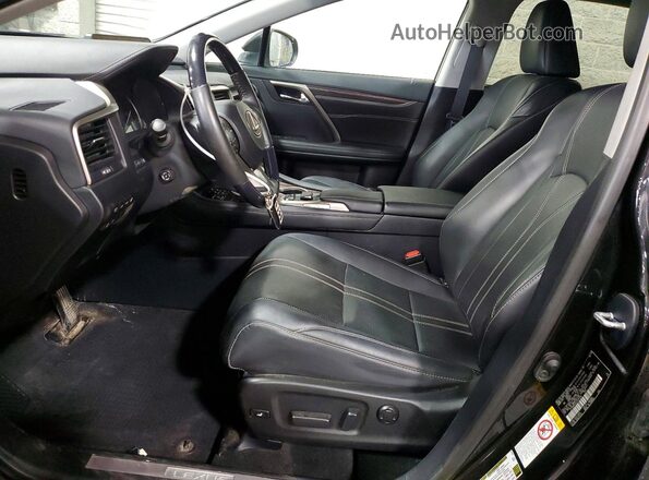 2T2BGMCA3JC024926 2018 LEXUS RX Black Widok wnętrza z przodu