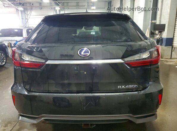 2T2BGMCA3JC024926 2018 LEXUS RX Black Widok z tyłu