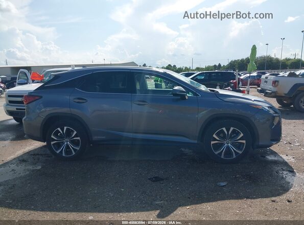 2T2BGMCA4KC033989 2019 LEXUS RX 450H Серый Вид задней части салона