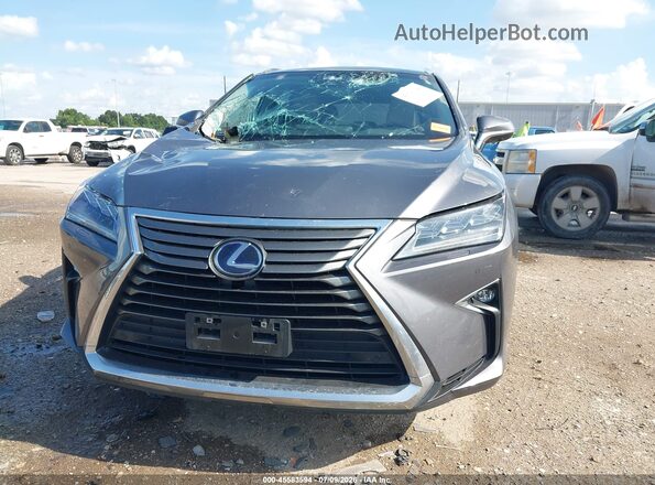 2T2BGMCA4KC033989 2019 LEXUS RX 450H Серый Вид щитка приборов