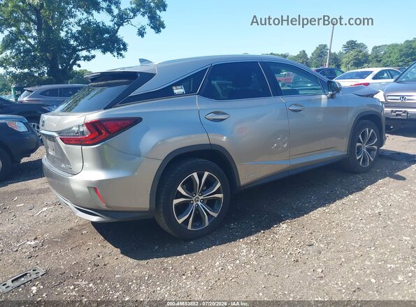 2T2BGMCA5JC024197 2018 LEXUS RX 450H Beige უკანა მარჯვენა