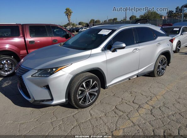 2T2BGMCA7GC004879 2016 LEXUS RX 450H Silver Przód lewy